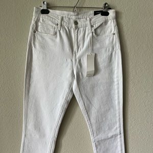 Vince-White Denim, cropped skinny